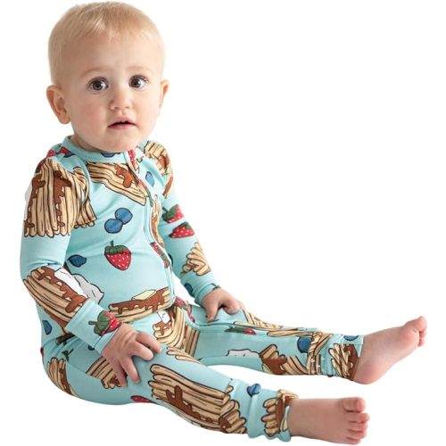 Posh Peanut Convertible Baby Sleepers - Girls Footless Baby Pajamas with 2 Way Zipper for Easy Diaper Changes