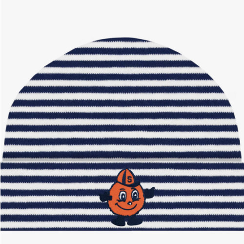 College Baby Striped Knit Cap - Team Logo, Multiple Colors for Baby Boys & Girls, (0-3 Months)