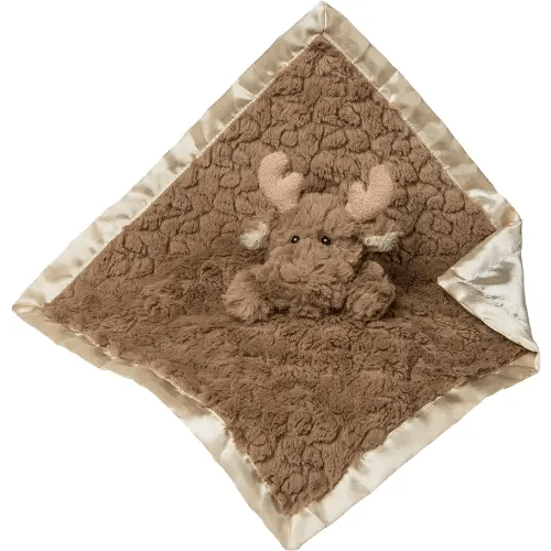 Mary Meyer Putty Nursery Stuffed Animal Security Blanket, 13 x 13-Inches, Moose