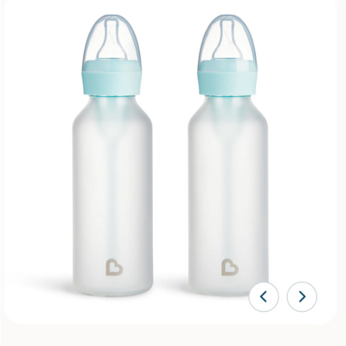 Bond® Silicone Glass Bottle 8oz, 2pk | Munchkin