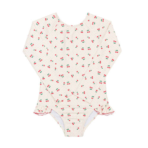 Summer Cherries Rashguard One Piece Suit