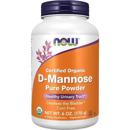 NOW Foods Supplements, D-Mannose Powder, Non-GMO Project Verified, Healthy Urinary Tract*, 6-Ounce