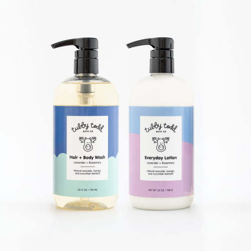 The Wash and Lotion Bundle | Tubby Todd Bath Co.
