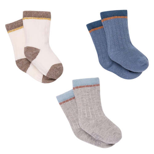 3-Pack Baby Boys Blue Colorblock Socks – Gerber Childrenswear