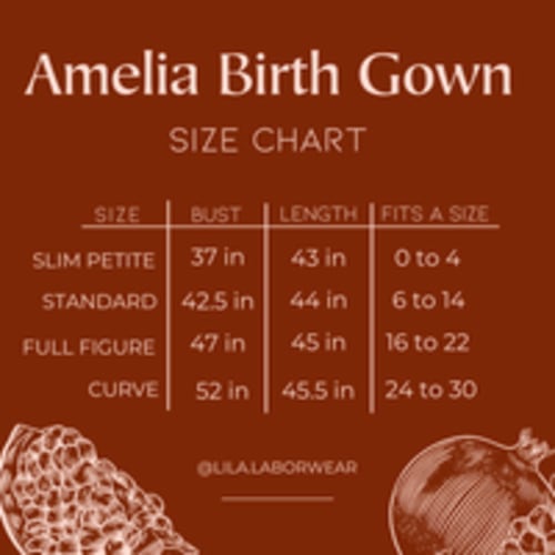 Amelia Labor & Postpartum Gown in Black – Lila