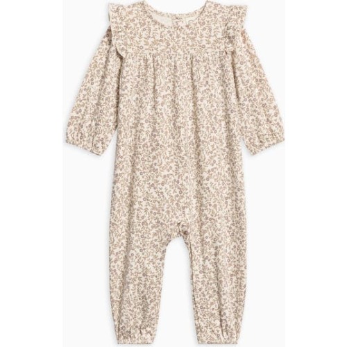 Organic Cotton Jine Ruffle Sleeve Romper