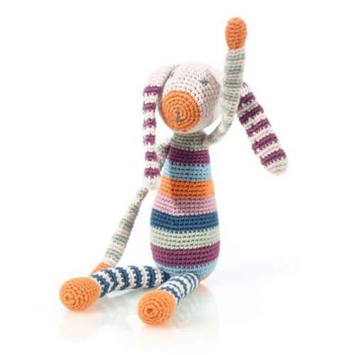 Hand-Crocheted Bunny Baby Toy
