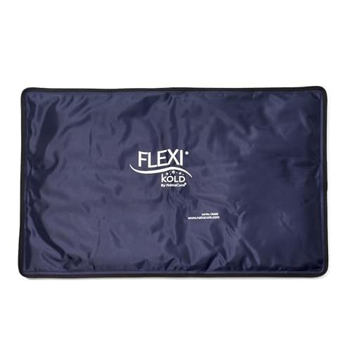 FlexiKold Extra Large Gel Soft Flexible Ice Pack for Injuries – Ice Compress, Ice Pad, & Flat Ice Wrap for Post Surgery for Injuries of Shoulder, HIPS & Full Back – XL – Oversize 13” x 21.5”