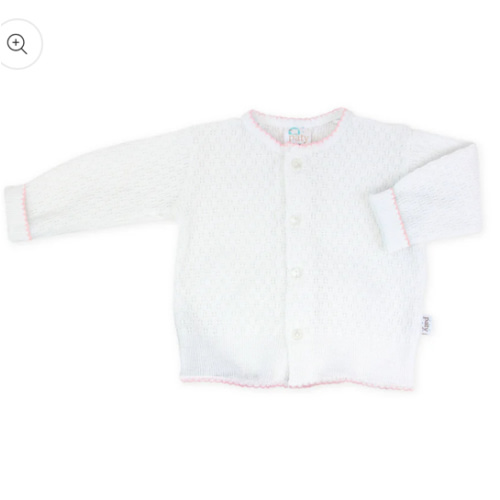 Paty Knit Baby Cardigan Sweater in White – Original Paty Sweater - PatyInc