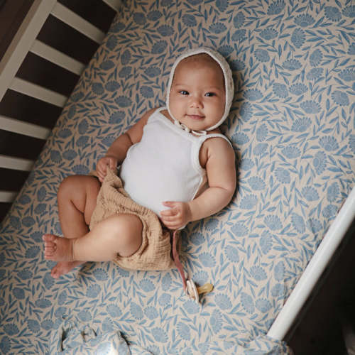 Mushie Extra Soft Muslin Crib Sheet – Babyletto