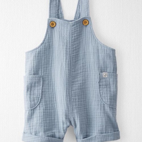 Seal Blue Baby Organic Cotton Gauze Shortall | Carter’s Oshkosh Canada