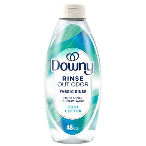 Downy Cool Cotton HE Compatible Rinse & Refresh Laundry Odor Remover and Fabric Softener - 48 fl oz
