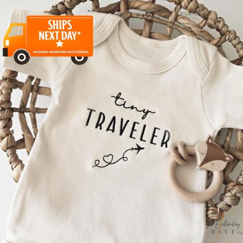 Embroidered ONESIES® brand, Tiny Traveler, Pilot ONESIES® Pregnancy Announcement ONESIES® brand, Daddy's Buddy, Airplane Bodysuit, L293
