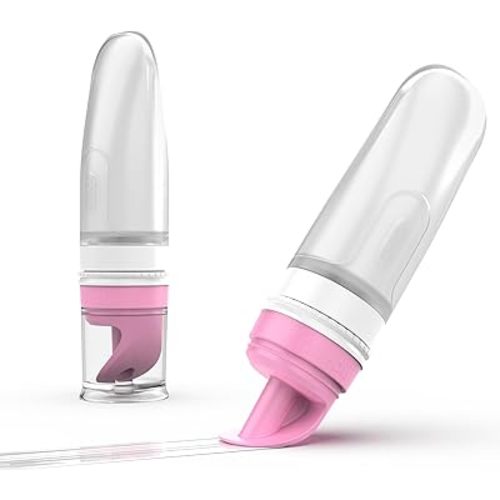 Eli & Ali Swiper Tube - Refillable No-Touch Cream Applicator, Pink 1 Pack
