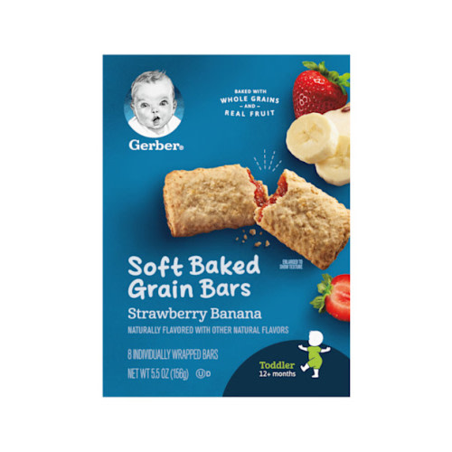 Gerber Strawberry Banana Soft Baked Grain Bars