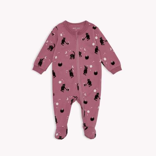 Black Cat Pajamas GLOW IN THE DARK