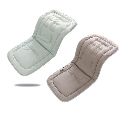 Baby Carriage Cushion, Universal Breathable Stroller Mat, Stroller Cushion for Strollers 100% Cotton, 34x78cm,1 Pack