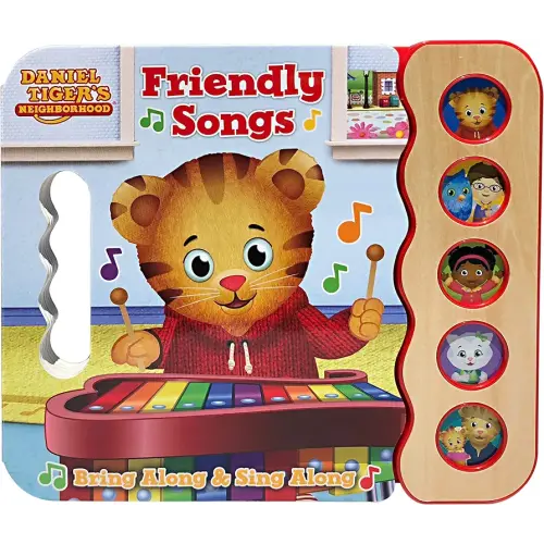 Daniel Tiger Friendly Songs: Children's 5-Button Song Book - Sing and Read with Daniel Tiger and Friends