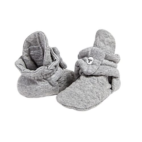 Burt's Bees Baby®  - 0-3 Months Quilted Bee Booties in GreyBurt's Bees Baby® Newborn-3M Quilted Bee Booties in GreyBurt's Bees Baby®