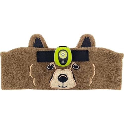 Big Discoveries WildLight Headband Headlamp - Fleece Headband with Bright LED Head Lamp for Kids | Fun Toy Headlight for Boys, Girls, or Adults | Headlamps for Camping, Hiking, Party, or Reading
