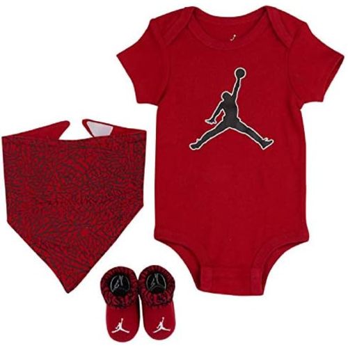 Nike Baby's Bodysuit, Hat and Booties 3 Piece Set