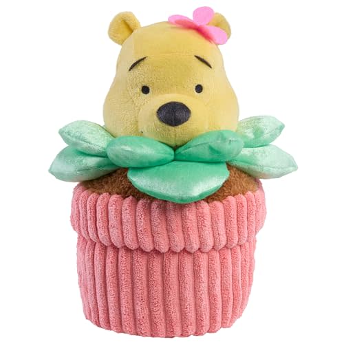 Disney Winnie the Pooh Hello Spring Potted Plant Stuffed Toy | 10.5-inc, Spring or Easter Baskets, for 2+ Years and Older