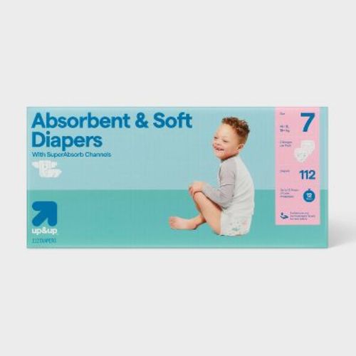Disposable Diapers - Size 7 - 112ct - up&up™