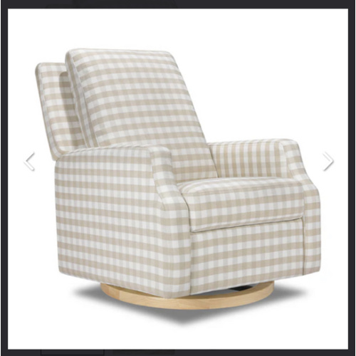 Namesake Crewe Recliner and Swivel Glider with Wood Base - 2Modern