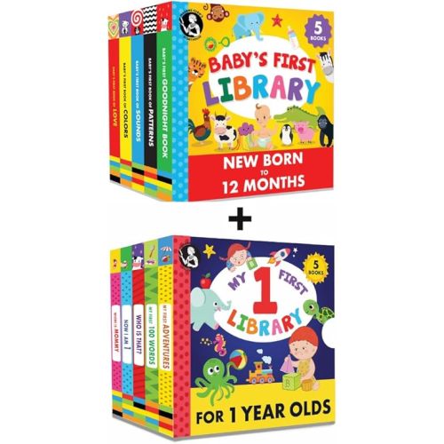 Madame Curie Baby Library | Baby Toys, Gifts for 0-3-6-12-18-24 Months | Baby Shower Book Gifts for 0-1-2 Year Olds