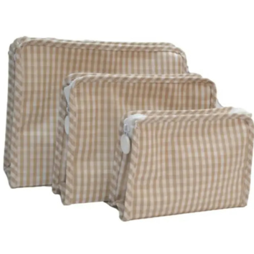 TRVL Roadie Gingham KHAKI