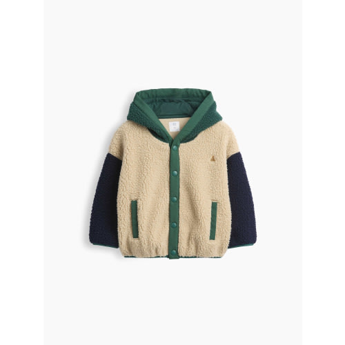 Baby & Toddler Hooded Sherpa Jacket