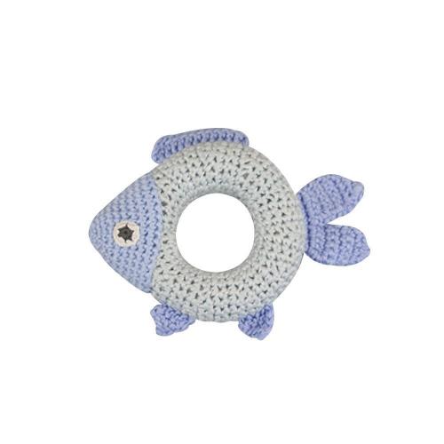 Organic Crochet Fish Rattle