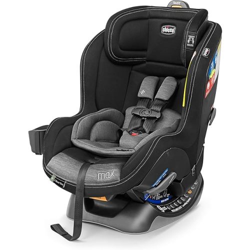 Chicco NextFit Max ClearTex Convertible Car Seat, Rear-Facing Seat for Infants 4-50 lbs., Forward-Facing Toddler Car Seat 22-65 lbs., Baby Travel Gear | Shadow/Black