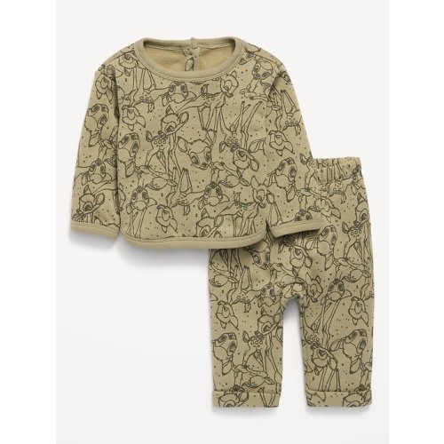 Disney© Bambi Crew-Neck Sweatshirt and Sweatpants Set for Baby