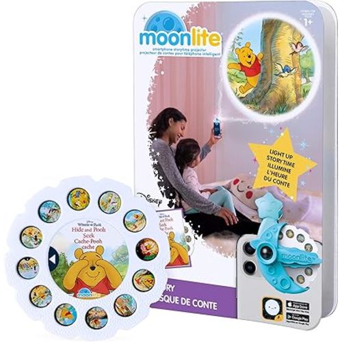 Moonlite Storytime - Disney's Winnie The Pooh: Hide and Pooh Seek - A Magical Read - Projector Sold Separately - Single Disc Pack for Kids & Toddlers - Learning Gifts for Kids Ages 12 Months & Up