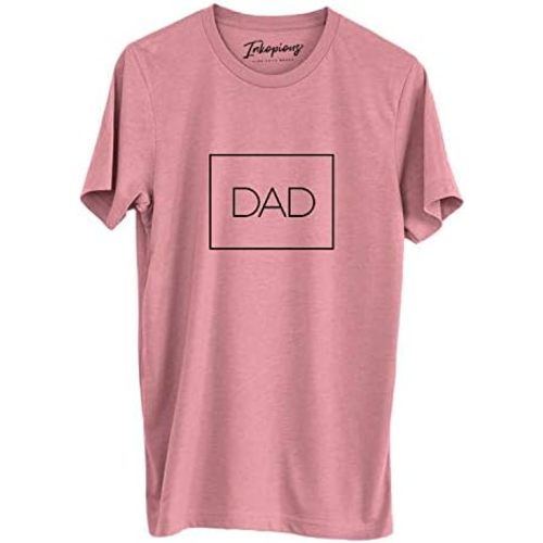 Inkopious Dad T-Shirt - First Time Father's Day Present - Unisex Crewneck Small Grey