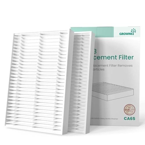 Grownsy 2PCS HEPA Filters, Replacement Accessories Compatible with GROWNSY, Momcozy & Papablic Bottle Washer, Easy to Install, Premium Air Filter for Cleaner, Safer Bottle Cleaning