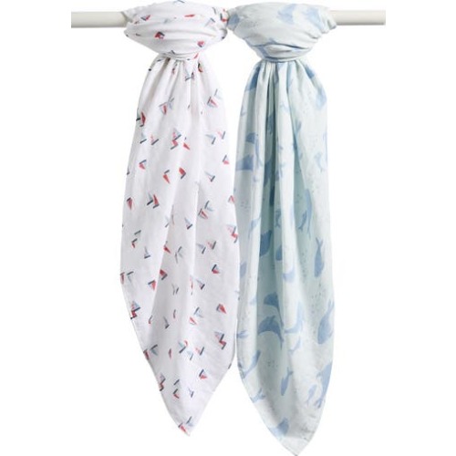 2-Pack Assorted Muslin Swaddles