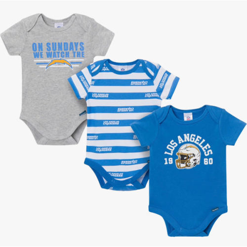 Gerber NFL Baby Boys 3-Pack Onesie Bodysuit