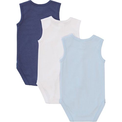 Medium Blue Baby Sleeveless Bodysuit | Best&Less™ Online