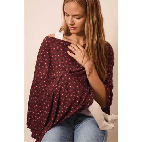 Midnight Daisy Nursing Cover