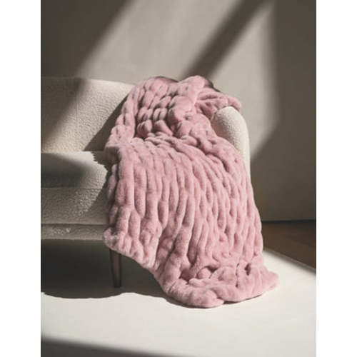 Hugs Heirloom Rose Plush Blanket | Minky Couture