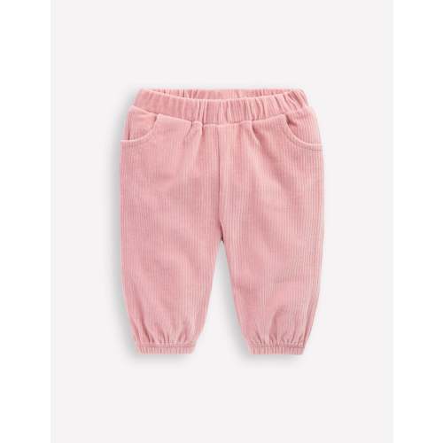 Jersey Cord Pants-Vintage Pink