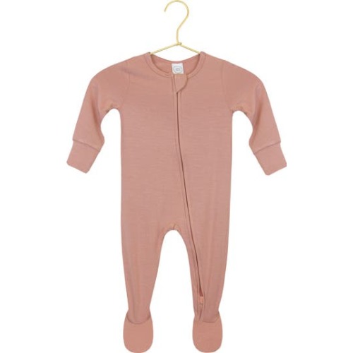 Print Zip Footie, 0-3M