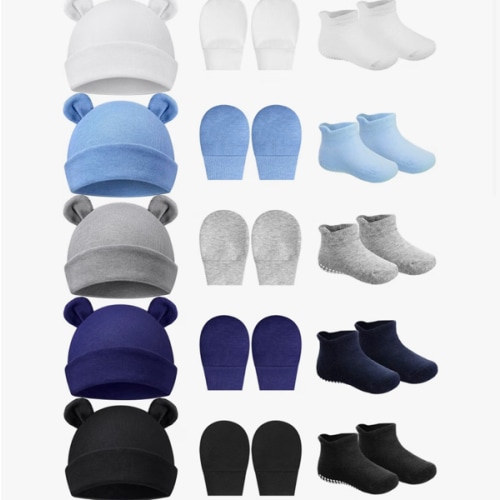 Geyoga Newborn Baby Hat Set