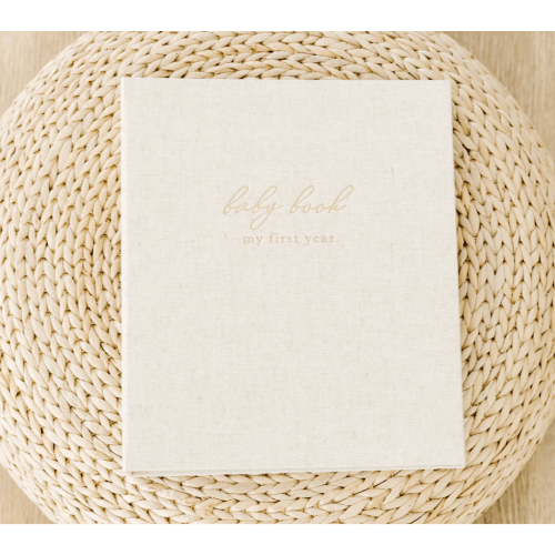 First Year Baby Memory Book - Sand