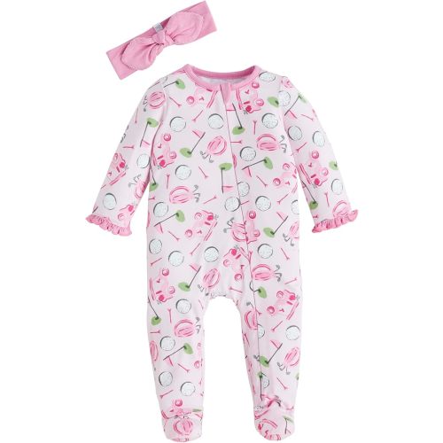Mud Pie Children's Girl Golf Sleeper And Hb