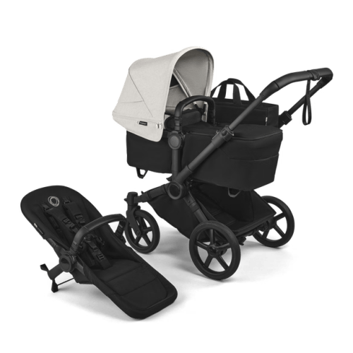Bugaboo Donkey 6 2-in-1 Stroller, 2026, Black Frame, Heritage Black, Misty White