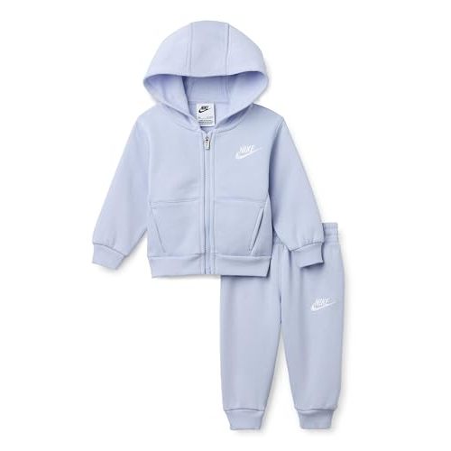 Nike Baby Sportswear Club Fleece Full-Zip Hoodie and Joggers 2-Piece Outfit Set