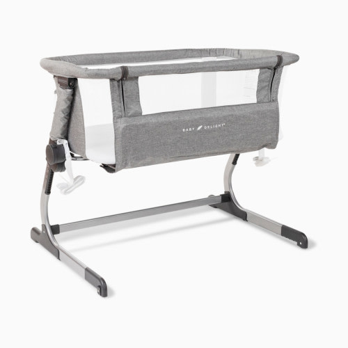 Baby Delight Beside Me Dreamer Bassinet & Bedside Sleeper - Charcoal Tweed